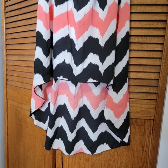 Womens High-Low Strapless Sundress - Picture 2 of 5